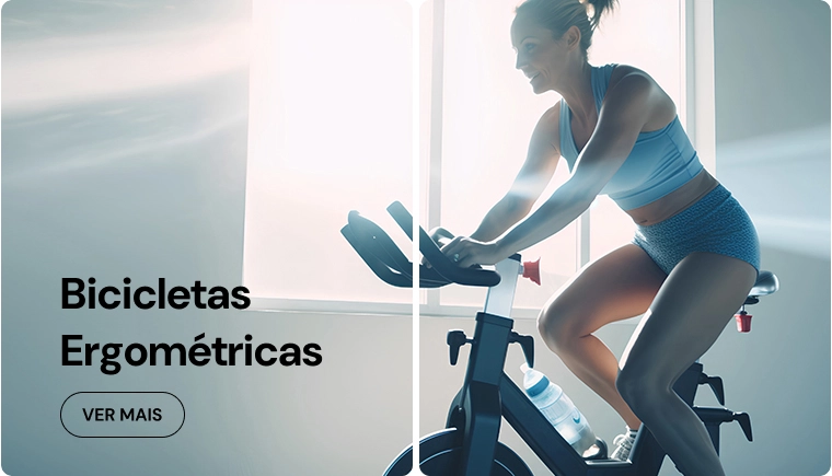Banner para a categoria de Bicicletas Ergométricas