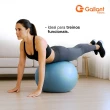 Bola de Pilates 55cm Yoga e Abdominal Com Bomba Gallant (GBP55AECBA-AZ)
