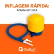 Bola de Pilates 65cm Yoga e Abdominal Com Bomba Gallant (GBP65AECBA-AZ)
